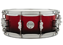 PDP PDCM5514SSRB Concept Maple Lacquer Snare Drum (Red to Black Fade) - 5.5" x 14"