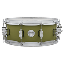 PDP PDCM5514SSSO Concept Maple Finish Ply Snare Drum (Satin Olive) - 5.5" x 14"