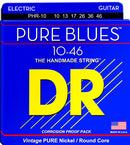 DR Handmade Strings PHR-10 Pure Blues Electric Guitar Strings - Medium (10-46)