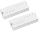 Fishman Fluence Ensemble de barres de savon pour basse à 5 cordes - Plastique blanc