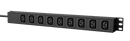 Caymon PSR119ES/B 19" Power Distribution Unit 9 x IEC C13 Sockets With Rear Switch