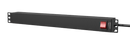 Caymon PSR119ES/B 19" Power Distribution Unit 9 x IEC C13 Sockets With Rear Switch