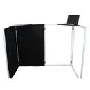 ProX XF-CSBX2 Ensemble universel d'étagères d'angle en aluminium pour façades DJ (Noir)