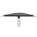 ProX XF-CSBX2 Ensemble universel d'étagères d'angle en aluminium pour façades DJ (Noir)