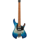 Ibanez QX54QMBSM Headless Electric Guitar (Blue Sphere Burst Matte)