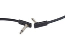 RockBoard RBO CAB FL 300BLK AA Flat Instrument Cable, Angled / Angled - 300 cm / 118 7/64in