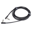 RockBoard RBO CAB FL 300BLK AA Flat Instrument Cable, Angled / Angled - 300 cm / 118 7/64in