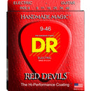 DR Handmade Strings RDE-9/46 Cordes de guitare électrique avec revêtement Red Devils – Légères et lourdes (9-46)