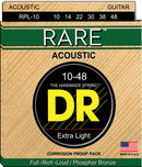 Dr Cords faits à la main RPL-10 Rare Strings de guitare acoustique - Extra Light (10-48)