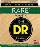 DR Handmade Strings RPL-10 Rare Acoustic Guitar Strings - Extra Light (10-48)