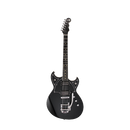 Reverend REEVES GABRELS SPACEHAWK Electric Guitar (Midnight Black)