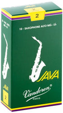 Vandoren SR262 Alto Sax Java Reeds Force 2 (boîte de 10)