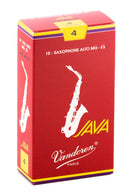 Vandoren SR264R Anches Sax Alto JAVA Rouge Force 4 (Boîte de 10)