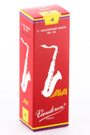 Vandoren SR274R Tenor Sax JAVA Red Reeds Strength 4 (Box of 5)