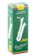 Vandoren SR3425 Anches Bari Sax JAVA Force 2.5 (Boîte de 5)