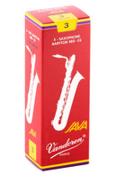 Anches Vandoren SR343R Bari Sax JAVA Rouge Force 3 (Boîte de 5)