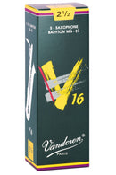 Vandoren SR7425 Baritone Sax Reeds V16 Strength 2.5 (Box of 5)