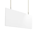 Primacoustic SATURNA Hanging Baffle with Corkscrew Anchors - 24x48x1.5" 2 Pairs (Arctic White)