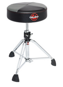 Gibraltar 9608RQPGB Round Quarter Panel Two Tone Drum Throne, Grey/Black