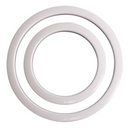 Gibraltar SC-GPHP-6W Protecteur de trou de port 6 pouces - Finition blanche 