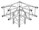Global Truss F24-SQ-C30 - 3-Way 90° Corner for F24 Square Truss System (1.64')