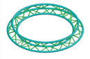 Global Truss F33-TR-C1.5-180 - Truss Circle for F33 Triangular Truss System (4.92')