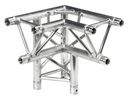 Global Truss F33-TR-4093DL - Three-Way 90° Apex Down - Left Corner for F33 Triangular Truss System (1.64')