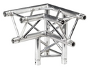 Global Truss F33-TR-4093DR - Three-Way 90° Apex Down - Right Corner for F33 Triangular Truss System (1.64')