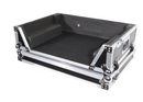 ProX XS-PRIME4 W2U Flight Case w/2 RU Rackspace and Wheels for Denon DJ Prime 4 (Black & Silver)
