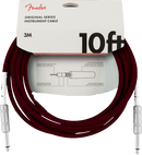 Fender ORIGINAL PVC Instrument Cable (Oxblood) - 10ft