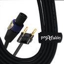 ProX XC-SB50 50 pieds. Câble de haut-parleur haute performance SpeakOn vers banane 12 AWG