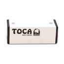 Toca T-2204 Aluminum Square Shaker (White) - 4in