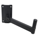 ProX T-SM32 Adjustable Wall Mount Hinged Bracket for PA Speaker Installations (Black Finish)