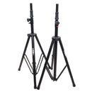 ProX T-SS82P Set/2 Pro Air Speaker stand w/Carry Bags (Black)