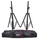 ProX T-SS82P Set/2 Pro Air Speaker stand w/Carry Bags (Black)