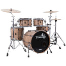Tamburo TB Unika522zs Unika Series Secle Wood Shell Pack avec caisse claire et tambour de 22 "- Zebrano