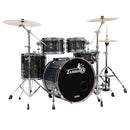 Tamburo TB UNIKA522BK UNIKA SÉRIE 5 pièces Pack de coquilles en bois avec caisse claire et tambour de 22 "- noir métallique