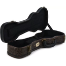 Luna CASE Étui rigide en cuir pour ukulélé de concert