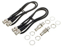 Shure UA600 Front Mount Antenna Kit for U4S, U4D and UC4 Receivers, Includes 2 Coaxial Antenna Cables and 2 Bulkhead Adapters