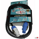 ProX XC-PWC14-06 14 AWG High Performance powerCON® Link Grey Male to PowerCON® Blue Male - 6ft