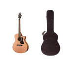 Walden Guitars NATURA 700 – Guitare acoustique pan coupé Grand Auditorium – Table en cèdre massif avec étui gratuit