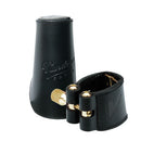 Vandoren LC29L Baritone Saxophone Ligature and Cap Leather - Red One Music