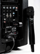 Proel V12WAVE Système audio à haut-parleurs bi-amplifiés à 2 voies de 12 pouces de la série V-WAVE avec mélangeur à 3 canaux et lecteur multimédia