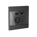 Audac WP205/B Microphone & Line Input Wall Panel (Black)