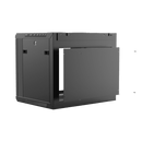 Caymon WPR409R/B Support mural 19" pour 9 unités avec dos amovible (noir)