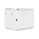 Caymon WPR409R/W Support mural 19" pour 9 unités avec dos amovible (blanc)