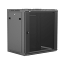 Caymon WPR412R/B 19" Wall Mount Rack For 12 Units With Removable Back (Black)