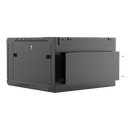 Caymon WPR606R/B 19" Wall Mount Rack For 6 Units With Removable Back (Black)