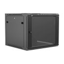 Caymon WPR609R/B Support mural 19" pour 9 unités avec dos amovible (noir)