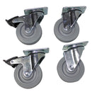ProX X-CASTER-4-GRAY Roulettes grises de 4 po (jeu de 4 - 2 verrouillables)